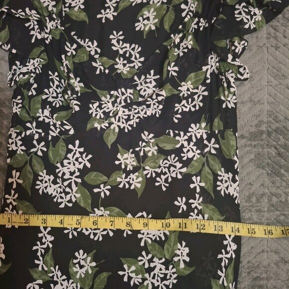 New Women's Reformation Lisola Beautiful Floral Maxi Dress Black S - Picture 6 of 8